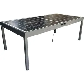 Jet-Line Gartentisch 218 x 110 x 78 cm Schwarz