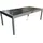 Jet-Line Gartentisch 218 x 110 x 78 cm Schwarz