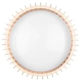 Trio Monte 1 LED Deckenleuchte 60 cm Holz Kunststoff weiß