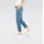 MAC Slim-fit-Jeans "CHINO turn up", Damen, Gr. 48, N-Gr, blau (venice beach wash), Denim/Jeans, Obermaterial: 98% Baumwolle, 2% Elasthan, unifarben, slim fit knöchelfrei, Jeans Slim-fit-Jeans, im Five-Pocket Style