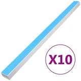 vidaXL Installationsrohre Selbstklebend 60x40 mm 10 m PVC