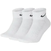 Nike gepolsterte Knöchelsocken (3 Paar) - weiß 34-38