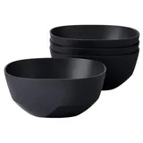 Mepal Set Schale Silueta 750 ml 4 Stück- Nordic black - Nordic black