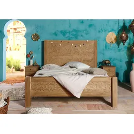 MASSIVMOEBEL24.DE Mango 180 x 200 cm Beige