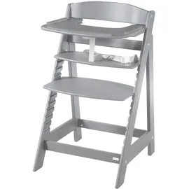 roba Essbrett für Sit Up Flex - Kompatibel mit Gurtsystem und Hochstuhlauflagen - ab 6 Monaten - Taupe/Grau