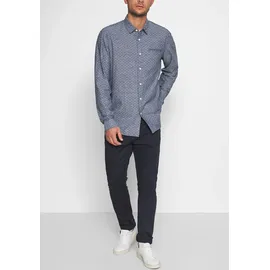 Indicode Stoffhose "Gower", Herren, Gr. 30, Länge 34, blau (navy), Web, Obermaterial: 98% Baumwolle, 2% Elasthan, unifarben, schmal normal, Hosen Stoffhose, Baumwollmischung, regular fit
