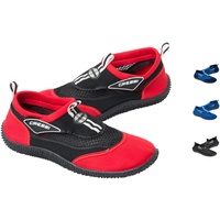 Cressi Unisex Reef Shoes Badeschuhe, rot (Schwarz/Rot), 44 EU