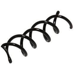 Mex pro Hair Haarschmuck Spirale Groß, Schwarz (4 Stück)