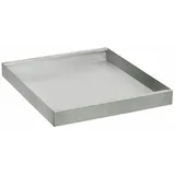 PROREGAL Dichtgeschweißter Wannenboden, Auffangwanne für 50cm-Breite-Gefahrstoffschrank, 10L, HxBxT 5x41,5x47cm, Verzinkt