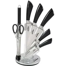 neuetischkultur Messerblock 8-tlg. Metallic Black