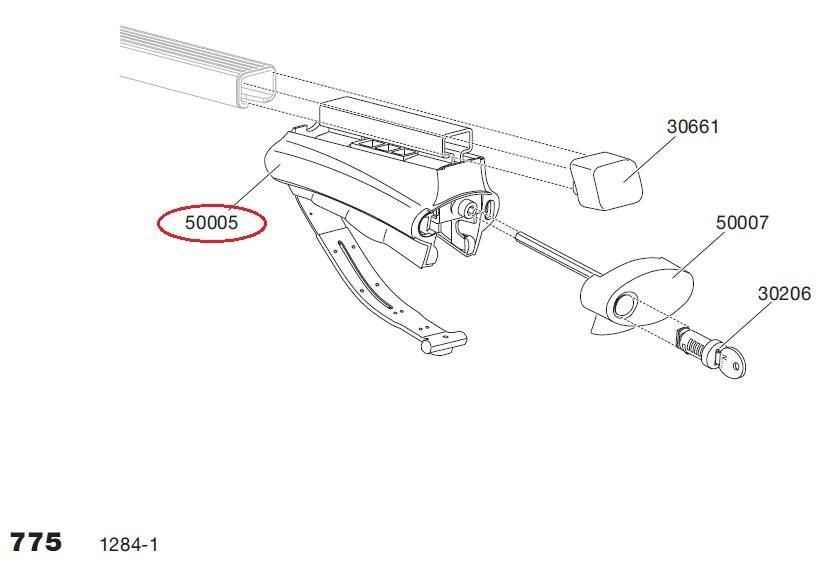  Rapid Railing Foot 