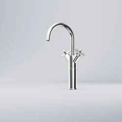 Steinberg Serie 250 Waschtisch Zweigriffarmatur; no. 250.1550, Badarmaturen, chrom