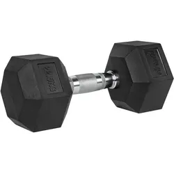 Kurzhantel Hexagon - Hantel - Dumbbell - Pro Stück - 1 bis 40 kg grau 22.5kg