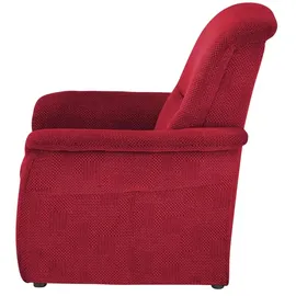 Polstermöbel Oelsa Sessel Sarah Flachgewebe 93 x 98 x 92 cm Rot