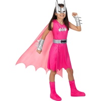 Funidelia | Batgirl Kostüm für Mädchen Barbara Gordon, Superhelden, DC Comics - Kostüm für Kinder & Verkleidung für Partys, Karneval & Halloween - Größe 5-6 Jahre - Rosa