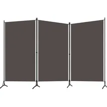 vidaXL 3-tlg. Raumteiler Anthrazit 260x180 cm