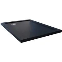 Idralite DUSCHWANNE STEIN-EFFEKT ULTRA SLIM H4 DUSCHTASSE 90x70 CM