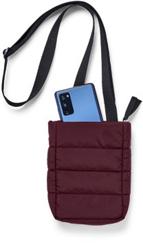 Isolierte Smartphone-Tasche - bordeaux - rot