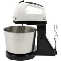 Qussse Küchenmaschine, Knetmaschine mit 1.7L Rührschüssel, 7 Geschwindigkeiten, Rührgerät Rührmaschine für Butter Teig Sahne Milch und Eiern