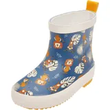 Playshoes Gummistiefel Halbschaft Dschungel Unisex Kinder Gummistiefel, Petrol Dschungel, 19
