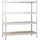 SCHULTE Regalwelt Regal, , 4 Böden, 180 x 160 x 40 cm (HxBxT), 250 Kg Traglast pro Boden, verzinkt - silberfarben