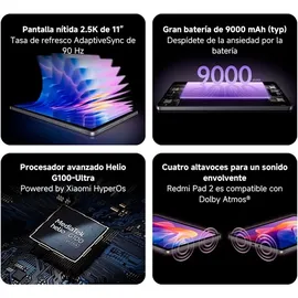 Xiaomi Redmi Pad 2 11" 6 GB 128 GB Grafiktablett Wi-Fi Purple