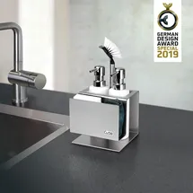 enjoy design Cube Premium, Abtropfgestell, Silber