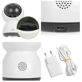 Lorelli Babyphone Trinity Wi-Fi-Kamera, Bewegungserkennung, Nachtsicht bis 10 m weiß