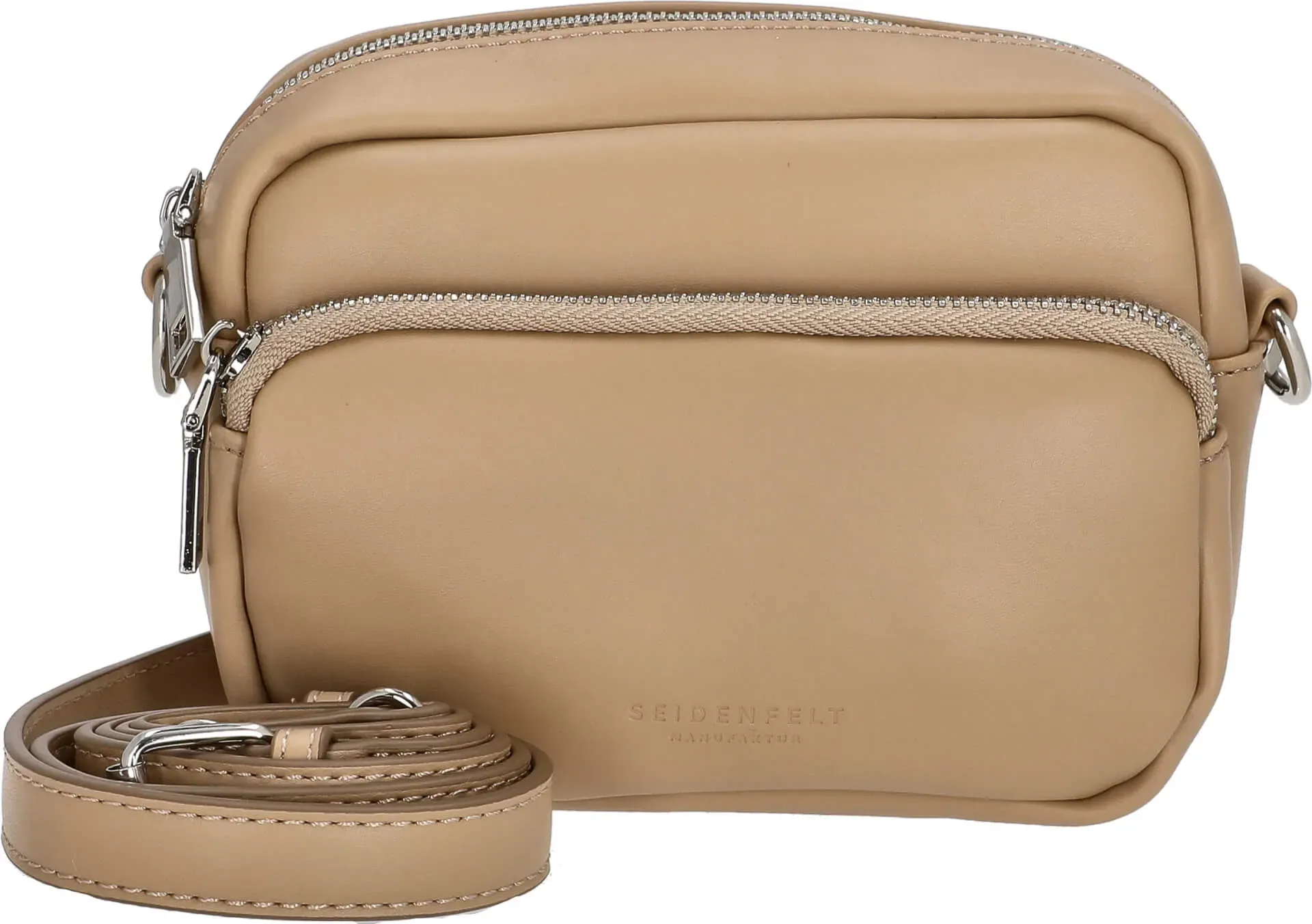Seidenfelt Hede Crossbody - Umhängetasche 17 cm (almond)