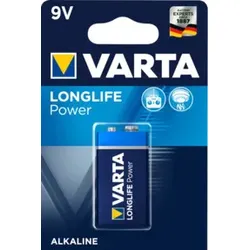 Varta Batterie High Energy 9V E-Block 550mAh V-ALK04922