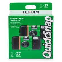 Fujifilm QuickSnap Flash FASH.27, Sofortbildkamera, Schwarz, Grün