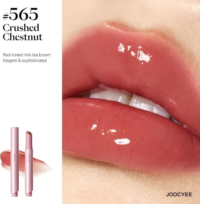JOOCYE LONG-LASTING GLOSSY ROUGE 565 CRUSHED CHESTNUT