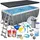 BESTWAY Rahmen-Gartenpool 412 x 201 x 122 cm inkl. Filterpumpe