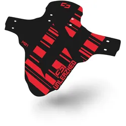 Unleazhed Mudguard Logo Skin red