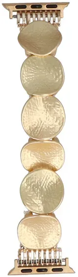 Neue Armbanduhr GlacierX Molten Waves Stretch Bracelet Gold Gleam für Apple Watch 38/40/41mm Gold