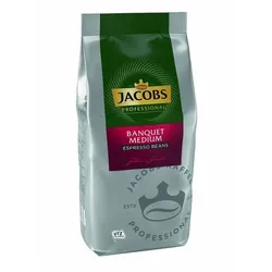 Jacobs Espresso ganze Bohnen Banquet Medium 1kg braun