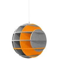 Platino24 Wandpaneel SATELLITE orange 2 St. Durchmesser 40 cm