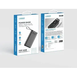 VEGER Powerbank C20 - 20 000mAh (Micro + Typ C / iPhone)