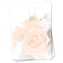 LYSCO Motivpapier Briefpapier Blumen-5165 DIN A4 25 Blatt