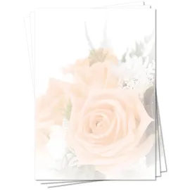 LYSCO Motivpapier Briefpapier Blumen-5165 DIN A4 25 Blatt