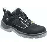 Bata Sicherheits-Halbschuh S2 SAXA ESD Nubukleder schwarz/grau Gr. 44 W