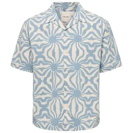 Only & Sons Cruz Kurzarmhemd Blau L