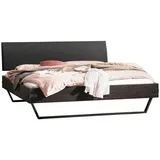 Hasena Massivholzbett Lecona 160 x 200 cm Holz Grau Grey