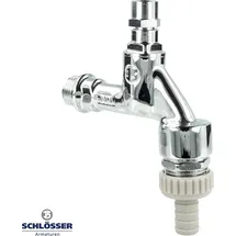 Schlösser Armaturen Js Auslaufventil Mit Rb,Rv,Sv Steckschl.-Ot,1/2",Pol. Chr.,Dvgw