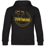 multifanshop Borussia Dortmund Kapuzensweatshirt 2023/24 schwarz Herren Gr. XXL