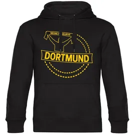 multifanshop Borussia Dortmund Kapuzensweatshirt 2023/24 schwarz Herren Gr. XXL