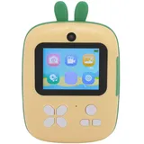 Sofortdruckkamera für Kinder, 48M 1080P HD-Digitalvideokameras mit 2,4-Zoll-Bildschirm, Mädchen-Jungen-Weihnachtsgeburtstagsgeschenke, 1800-mAh-Akku (Yellow)