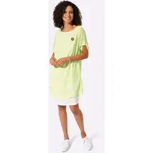 Casual Looks Etuikleid Unifarben Grün 36