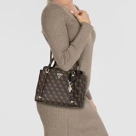 GUESS Eco Erica 2 Compartment Mini Tote Brown Logo - Einheitsgröße