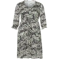 Kleid V-Ausschnitt Emilia Lay mehrfarbig, 48